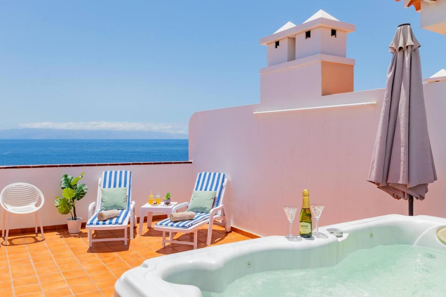 Penthouse Apt With Jacuzzi By Dream Homes Tenerife Puerto de Santiago (Tenerife) Exterior foto